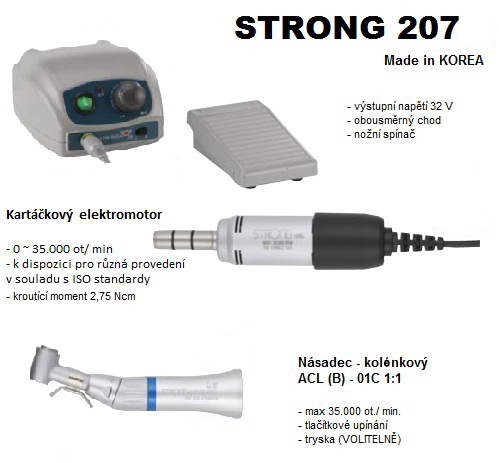 Zubní vrtačka Strong